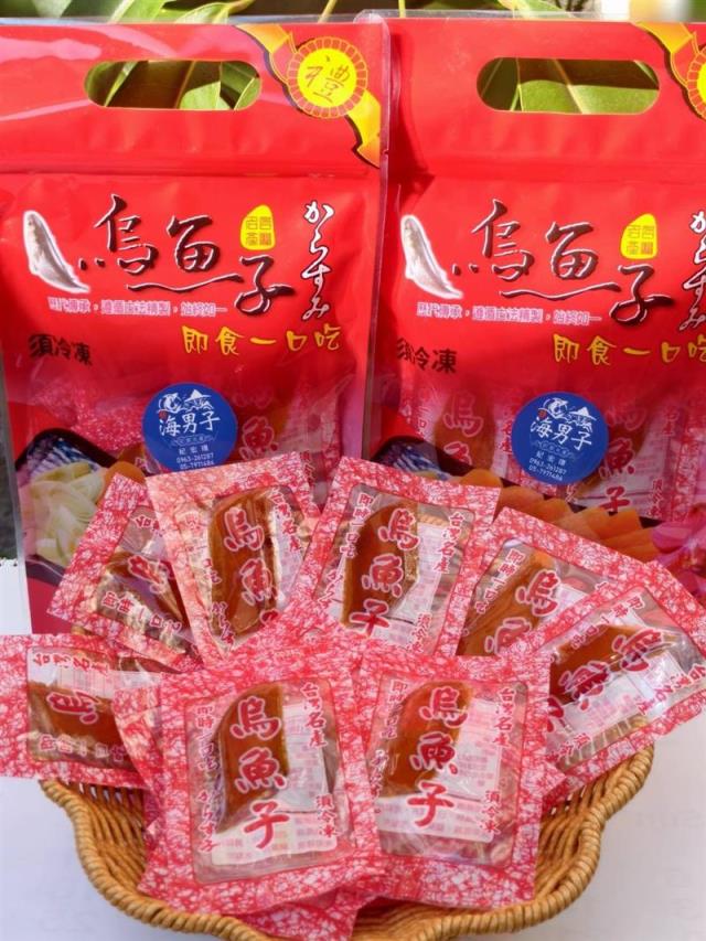 一口烏魚子150克,海男子紀家水產